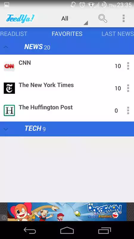 Play Feedya! | RSS News Feedly |
